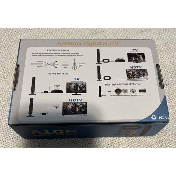 TV Antenna Indoor, HD Antenna for Smart TV ,Support 4K 1080P with Signal Booster - Picture 4 of 6